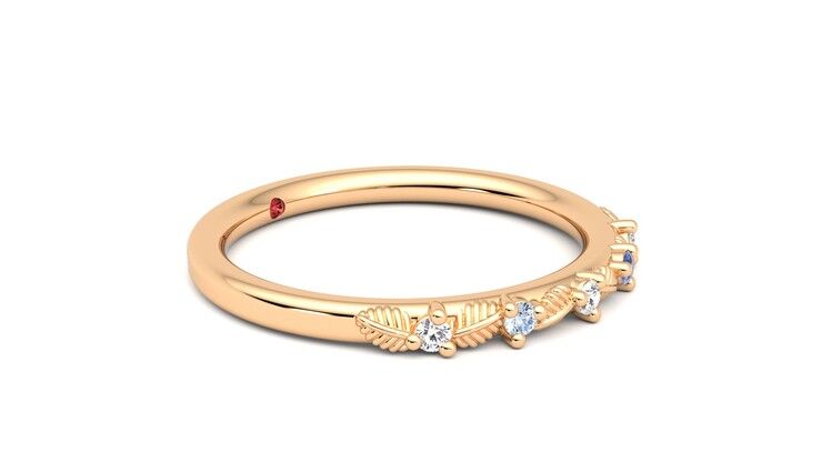 Taylor & Hart Raleyah Wedding Ring 360 degree image 7