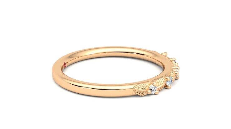 Taylor & Hart Raleyah Wedding Ring 360 degree image 9