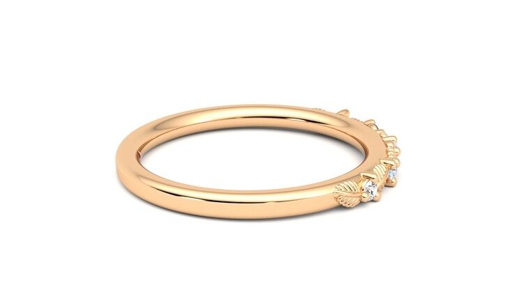 Taylor & Hart Raleyah Wedding Ring 360 degree image 10