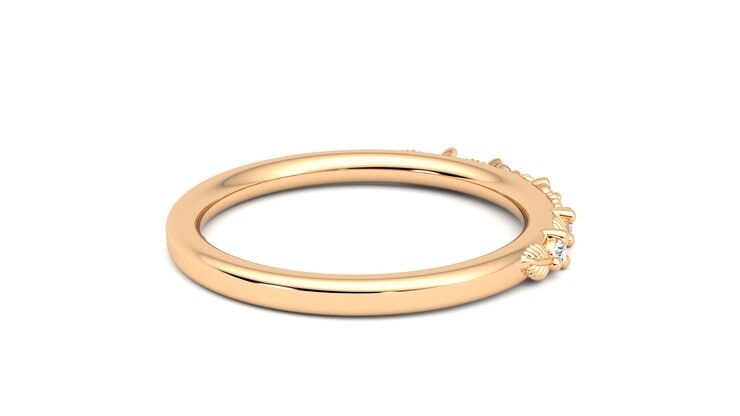 Taylor & Hart Raleyah Wedding Ring 360 degree image 11