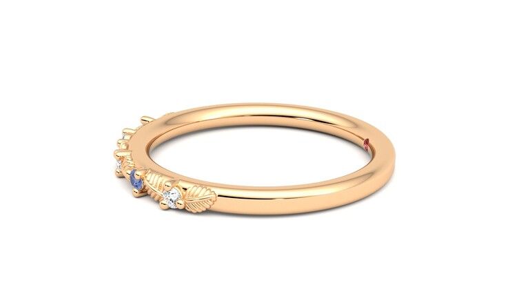Taylor & Hart Raleyah Wedding Ring 360 degree image 21