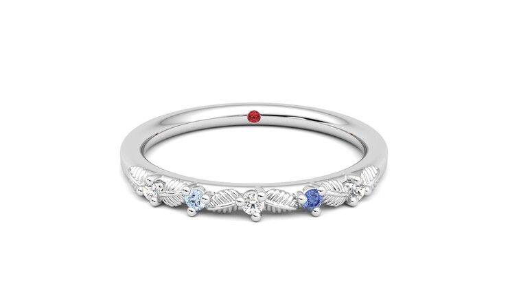 Taylor & Hart Raleyah Wedding Ring 360 degree image 0