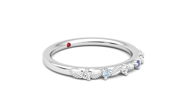 Taylor & Hart Raleyah Wedding Ring 360 degree image 6