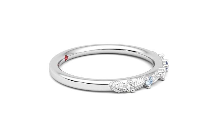 Taylor & Hart Raleyah Wedding Ring 360 degree image 8