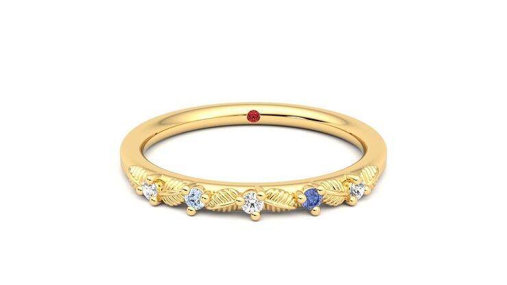 Taylor & Hart Raleyah Wedding Ring 360 degree image 0