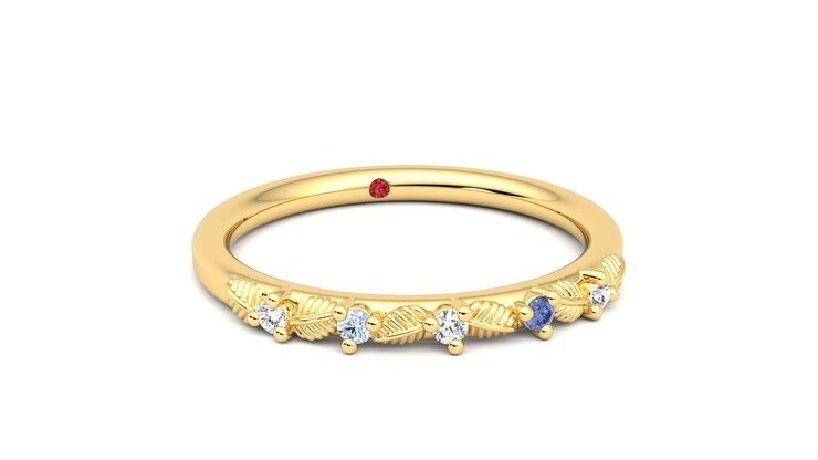 Taylor & Hart Raleyah Wedding Ring 360 degree image 3
