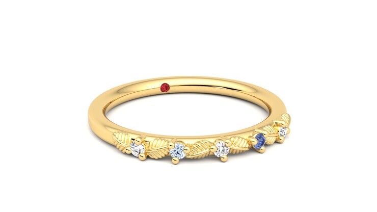 Taylor & Hart Raleyah Wedding Ring 360 degree image 4