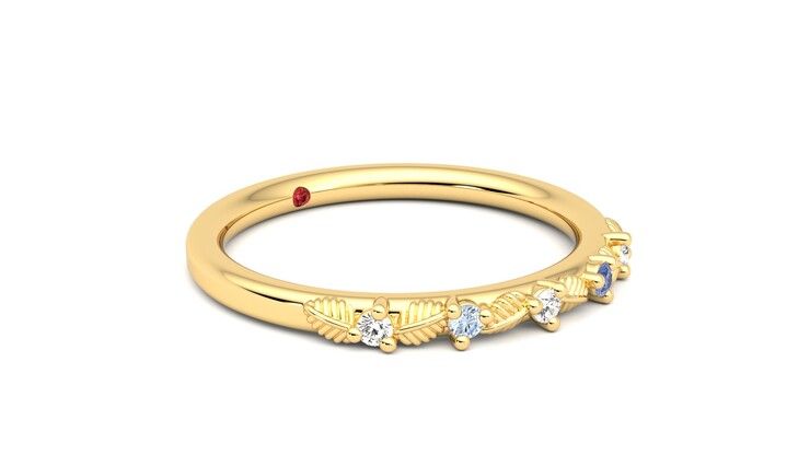 Taylor & Hart Raleyah Wedding Ring 360 degree image 6