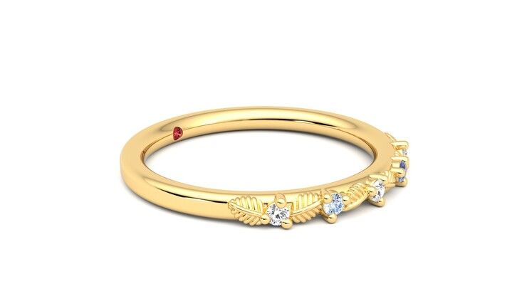 Taylor & Hart Raleyah Wedding Ring 360 degree image 7