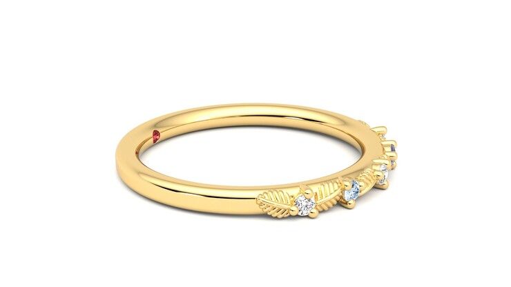 Taylor & Hart Raleyah Wedding Ring 360 degree image 8