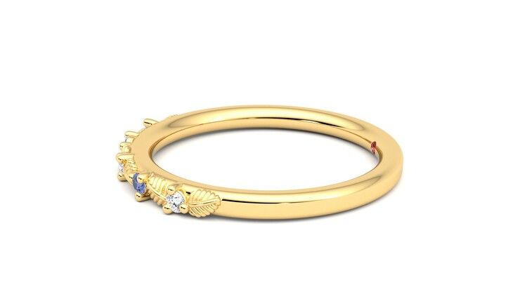Taylor & Hart Raleyah Wedding Ring 360 degree image 21