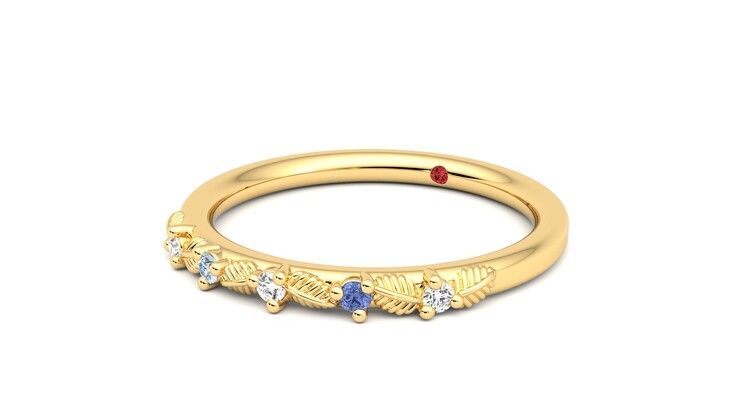 Taylor & Hart Raleyah Wedding Ring 360 degree image 25