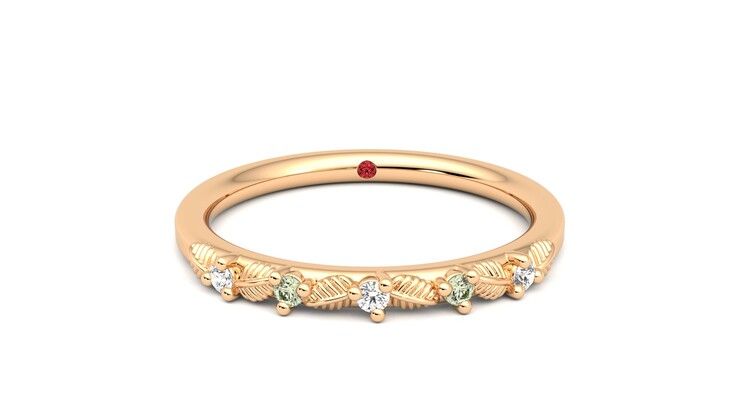 Taylor & Hart Raleyah Wedding Ring 360 degree image 1
