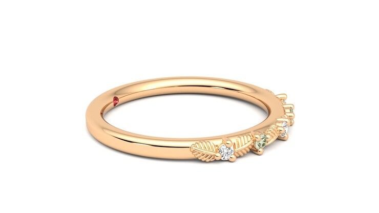 Taylor & Hart Raleyah Wedding Ring 360 degree image 8