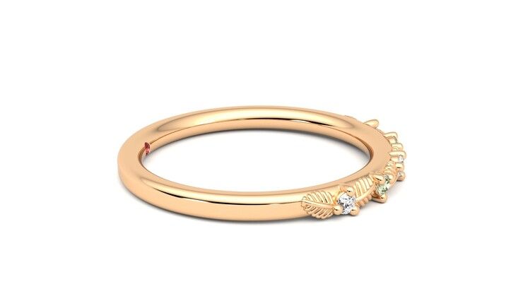 Taylor & Hart Raleyah Wedding Ring 360 degree image 9