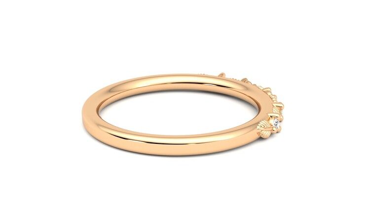 Taylor & Hart Raleyah Wedding Ring 360 degree image 11