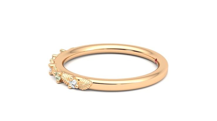 Taylor & Hart Raleyah Wedding Ring 360 degree image 21