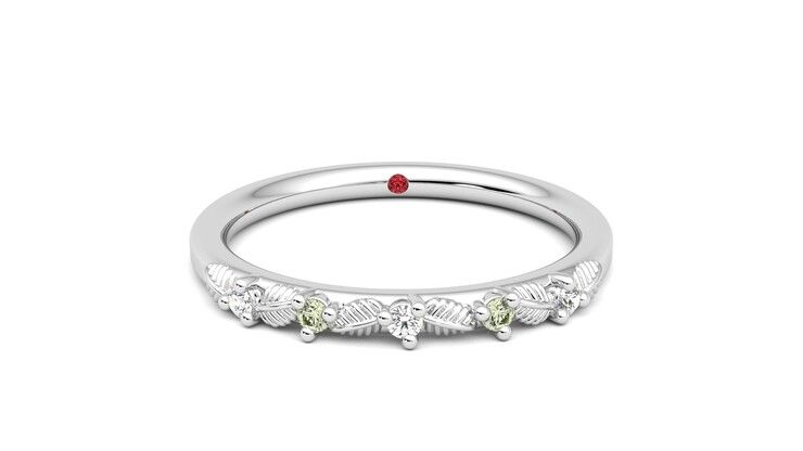 Taylor & Hart Raleyah Wedding Ring 360 degree image 1