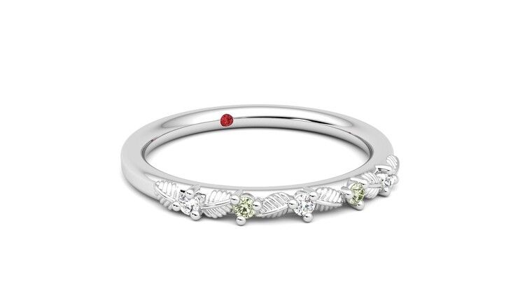 Taylor & Hart Raleyah Wedding Ring 360 degree image 4