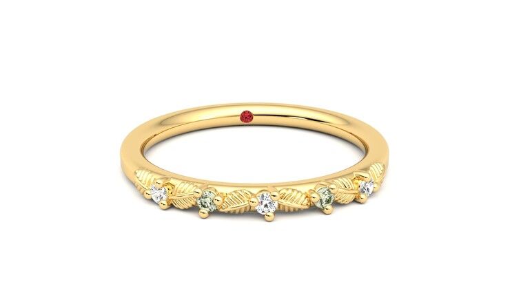 Taylor & Hart Raleyah Wedding Ring 360 degree image 2