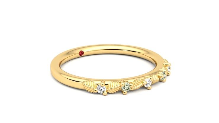 Taylor & Hart Raleyah Wedding Ring 360 degree image 6