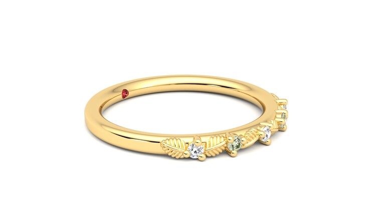 Taylor & Hart Raleyah Wedding Ring 360 degree image 7