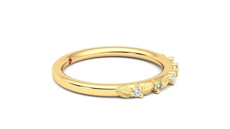 Taylor & Hart Raleyah Wedding Ring 360 degree image 8