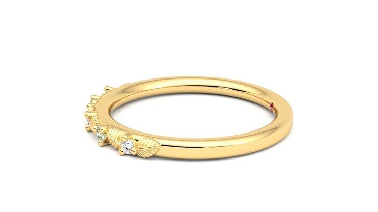 Taylor & Hart Raleyah Wedding Ring 360 degree image 21