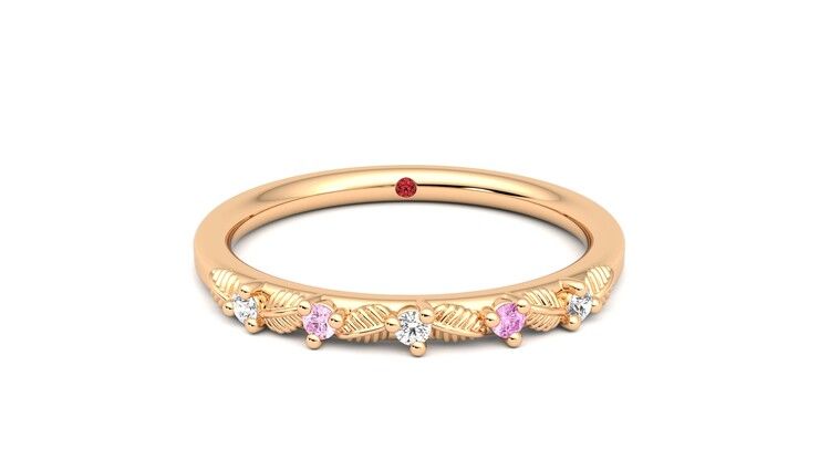 Taylor & Hart Raleyah Wedding Ring 360 degree image 1