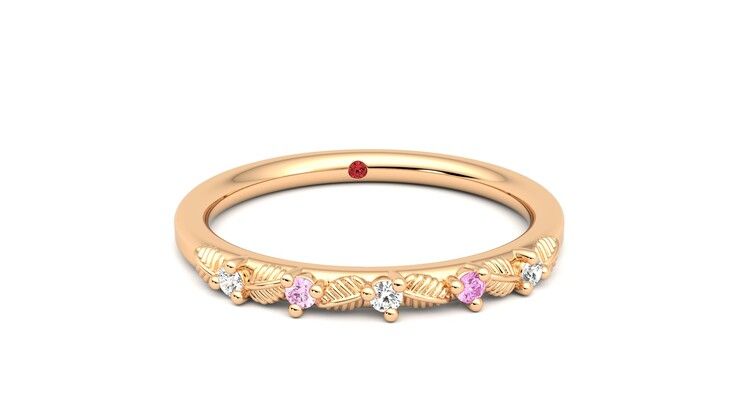 Taylor & Hart Raleyah Wedding Ring 360 degree image 2
