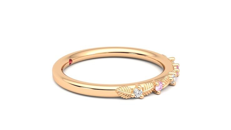 Taylor & Hart Raleyah Wedding Ring 360 degree image 8
