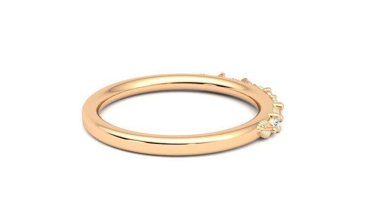 Taylor & Hart Raleyah Wedding Ring 360 degree image 11