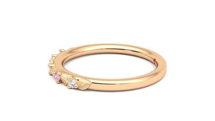 Taylor & Hart Raleyah Wedding Ring 360 degree image 21