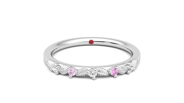 Taylor & Hart Raleyah Wedding Ring 360 degree image 1