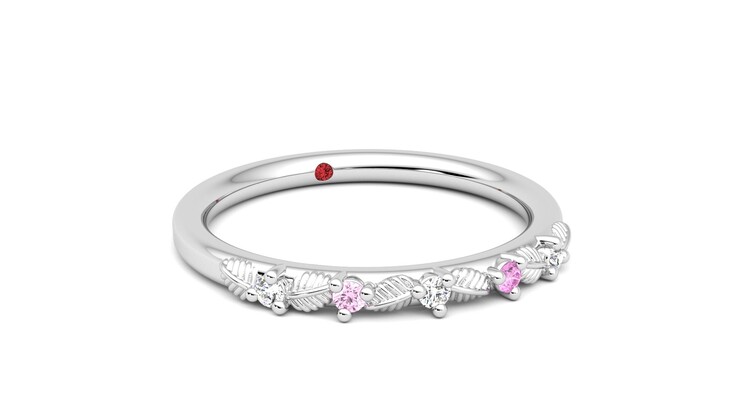 Taylor & Hart Raleyah Wedding Ring 360 degree image 4