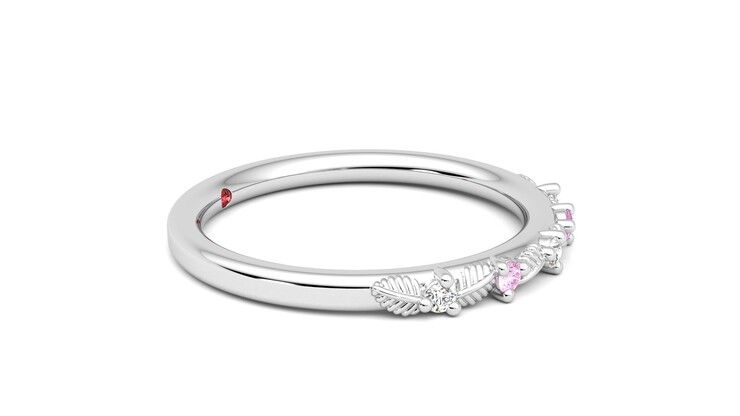 Taylor & Hart Raleyah Wedding Ring 360 degree image 8