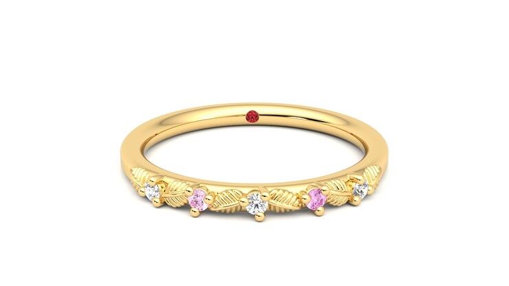 Taylor & Hart Raleyah Wedding Ring 360 degree image 1