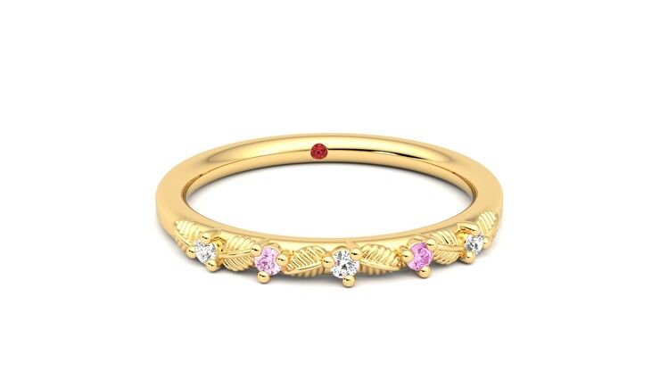 Taylor & Hart Raleyah Wedding Ring 360 degree image 2