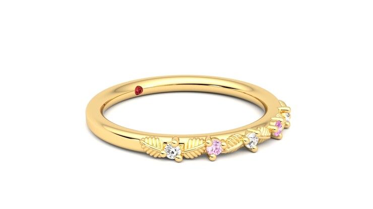 Taylor & Hart Raleyah Wedding Ring 360 degree image 6
