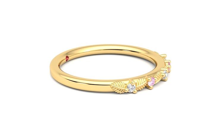 Taylor & Hart Raleyah Wedding Ring 360 degree image 8