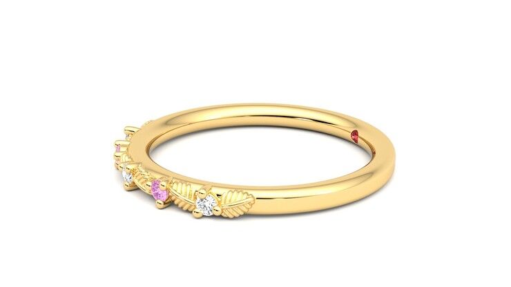 Taylor & Hart Raleyah Wedding Ring 360 degree image 22