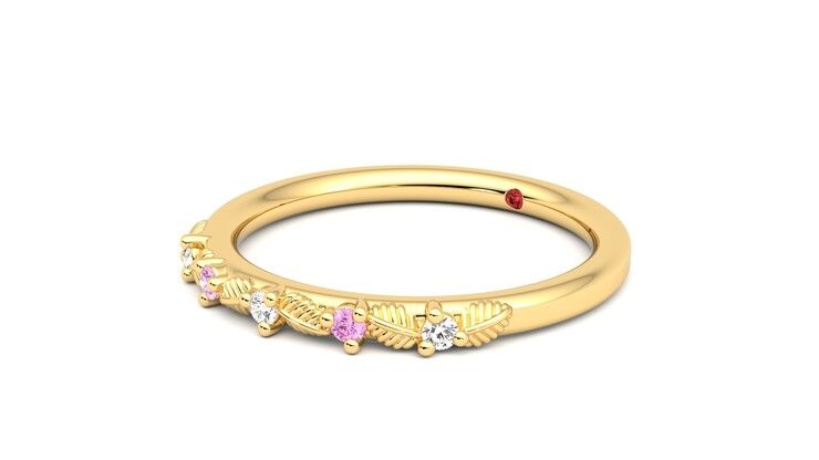 Taylor & Hart Raleyah Wedding Ring 360 degree image 24