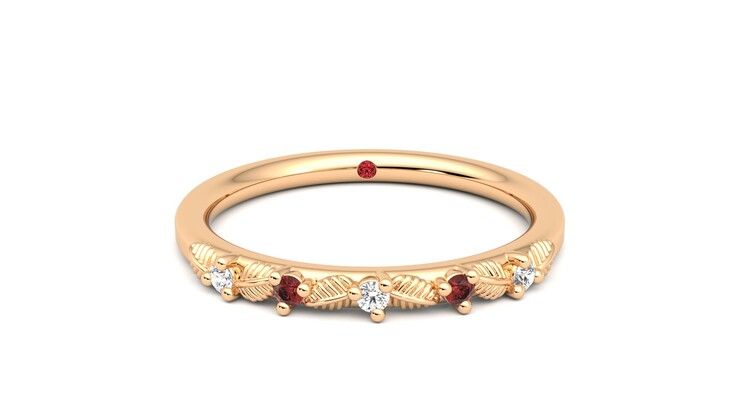 Taylor & Hart Raleyah Wedding Ring 360 degree image 1