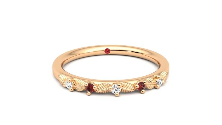 Taylor & Hart Raleyah Wedding Ring 360 degree image 2