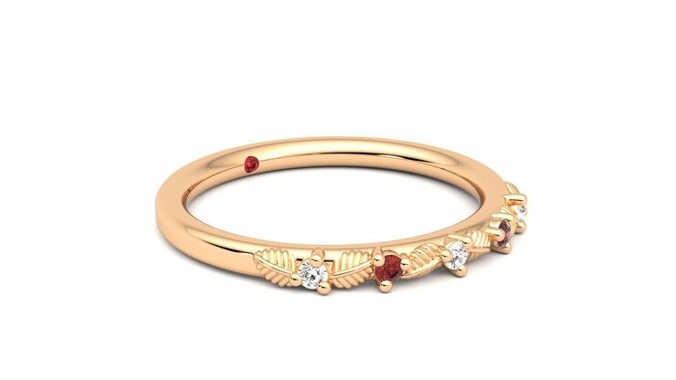 Taylor & Hart Raleyah Wedding Ring 360 degree image 6