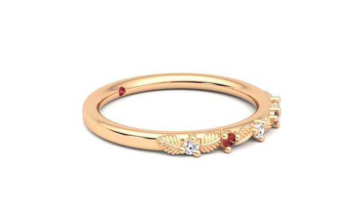 Taylor & Hart Raleyah Wedding Ring 360 degree image 7