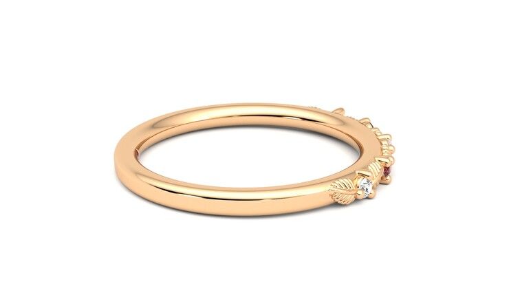 Taylor & Hart Raleyah Wedding Ring 360 degree image 10
