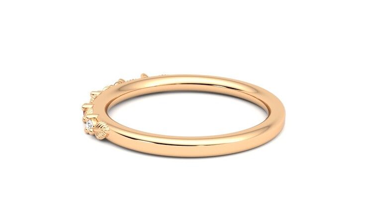 Taylor & Hart Raleyah Wedding Ring 360 degree image 19