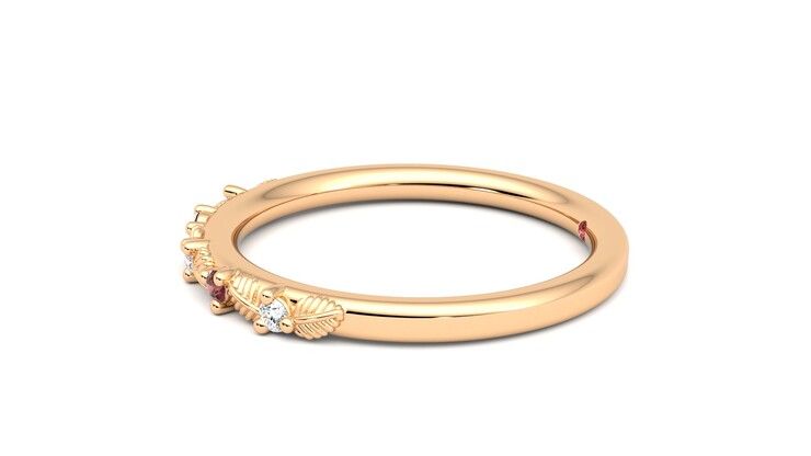 Taylor & Hart Raleyah Wedding Ring 360 degree image 21