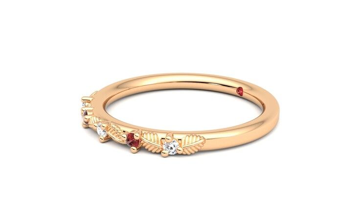 Taylor & Hart Raleyah Wedding Ring 360 degree image 23